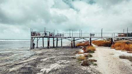 The dryness of the Caspian Sea also brings blessings